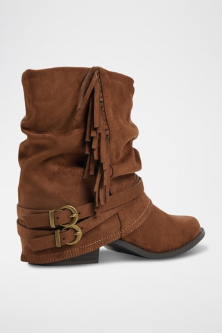 Enkellaarzen Rowdy - Beige