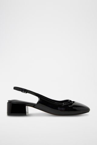 Babies à talons vernies Harperrr - Noir