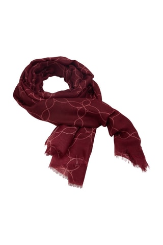 Sjaal Halaeladar - Bordeauxrood