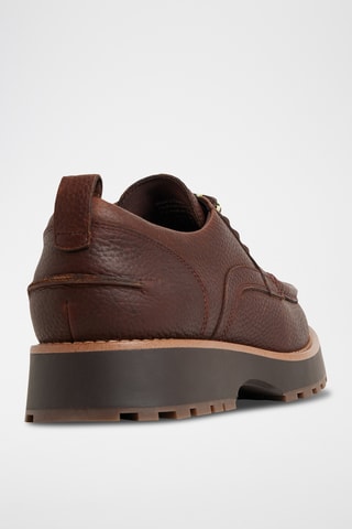 Derbys plateformes en cuir Bastian - Marron