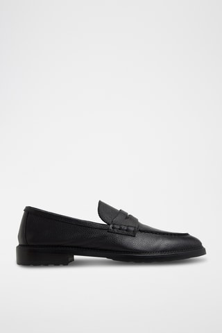 Leren Mocassins Melville-In - Zwart