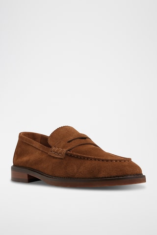 Leren Mocassins Melville-In - Bruin