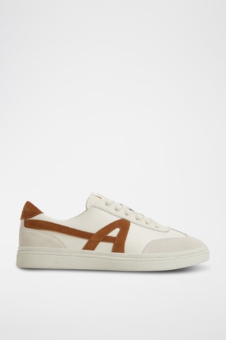 Leren Sneakers Clubtrainer - Beige
