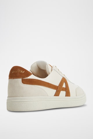 Leren Sneakers Clubtrainer - Beige