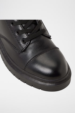 Leren Enkellaarzen Goer-In - Zwart