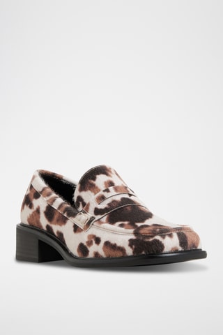 Mocassins met Hak Sloanee - Beige