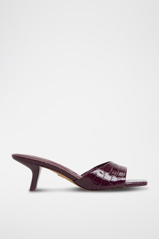 Sandales à talons vernies Enchanting - Bordeaux