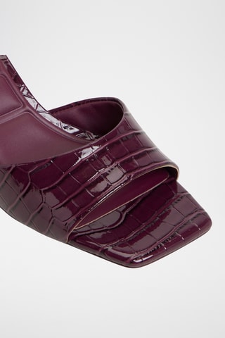 Sandales à talons vernies Enchanting - Bordeaux