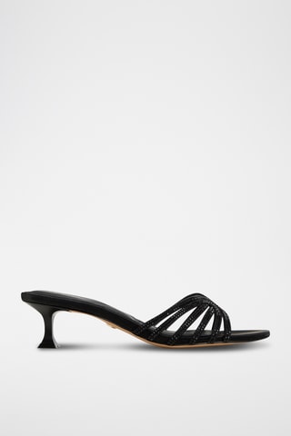 Mules plateformes Janny - Noir