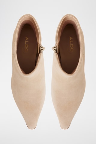 Leren Enkellaarzen Shanah - Beige