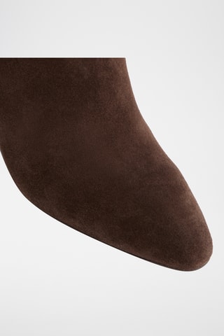 Leren Enkellaarzen Karinaa - Bruin