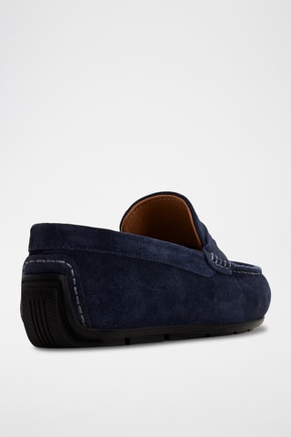 Mocassins en cuir Remus - Bleu marine