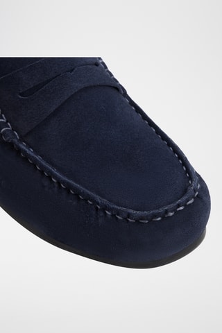 Mocassins en cuir Remus - Bleu marine