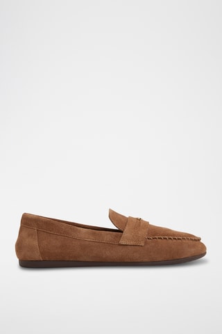 Mocassins en cuir Wylaena - Marron