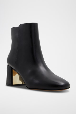 Leren Enkellaarzen Arcadia - Zwart