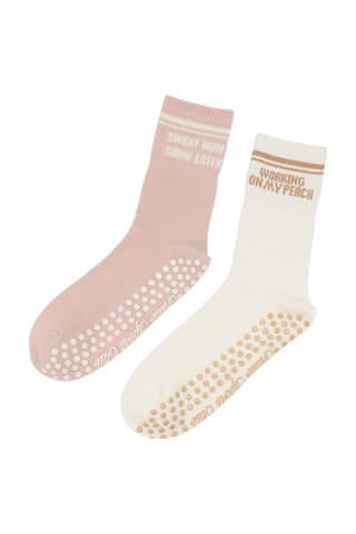 Sokken Pilatesclub - Roze