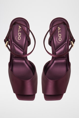 Sandalen met Hak Kaiasien - Bordeauxrood