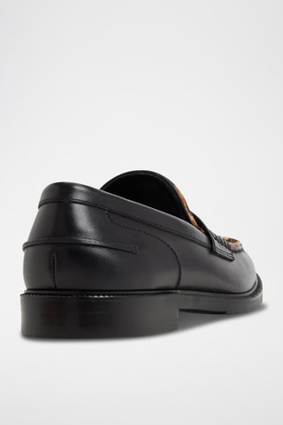 Mocassins en cuir Kieran - Noir