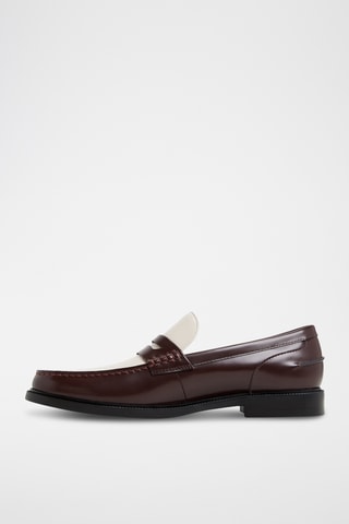 Mocassins vernis en cuir Kieran - Bordeaux