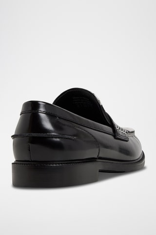 Mocassins vernis en cuir Kieran - Noir
