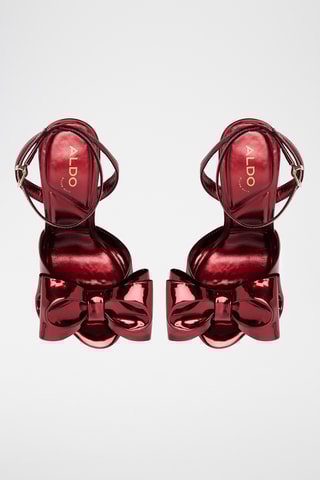 Sandalen met Hak Tinsletta - Metallic Rood