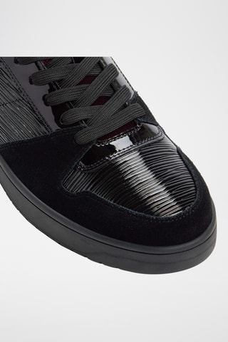 Gelakte Sneakers Zethan - Zwart