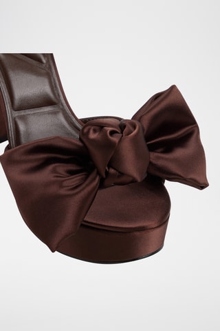 Sandales à talons plateformes Luscious - Marron