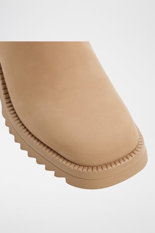 Leren Enkellaarzen Anneliese - Beige