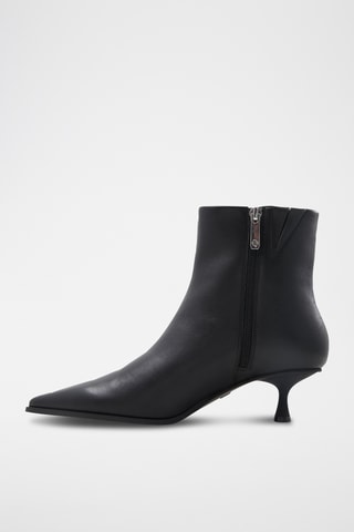 Bottines en cuir Emmalie - Noir