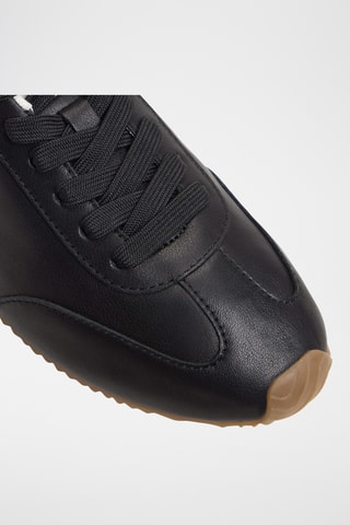 Baskets en cuir Carefree - Noir