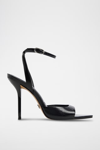 Leren Sandalen met Hak Forevermore - Zwart