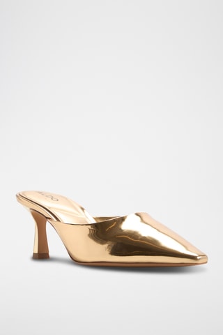 Mules à talons vernies Goldenlight - Doré