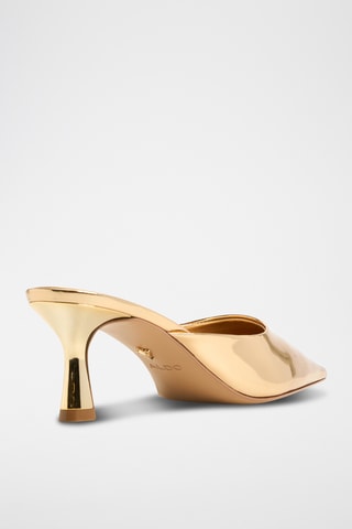 Mules à talons vernies Goldenlight - Doré