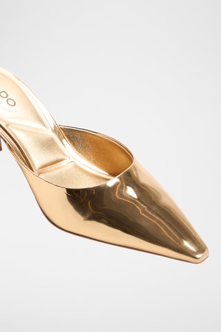 Mules à talons vernies Goldenlight - Doré