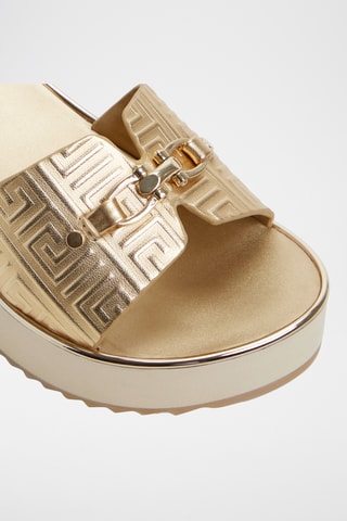 Muiltjes met Hak Goldennight - Goudkleurig