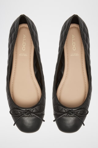 Leren Ballerina's Braylynn - Zwart