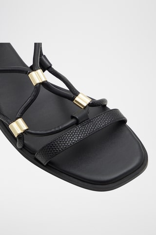 Sandales montantes Occeran - Noir