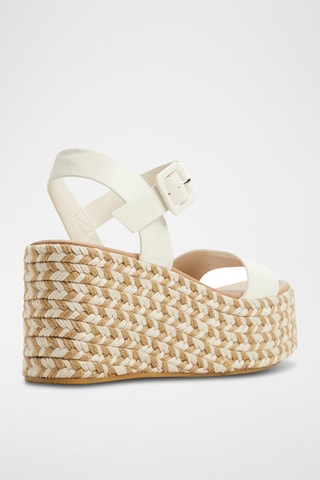 Sandales compensées Memphis - Blanc