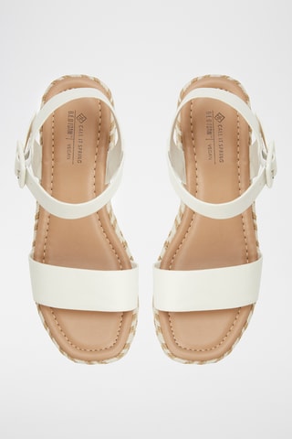 Sandales compensées Memphis - Blanc