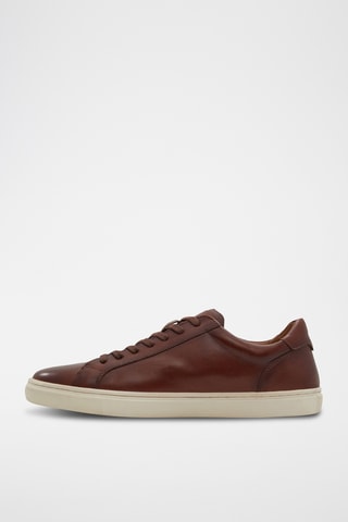 Leren Sneakers Classicspec - Bruin