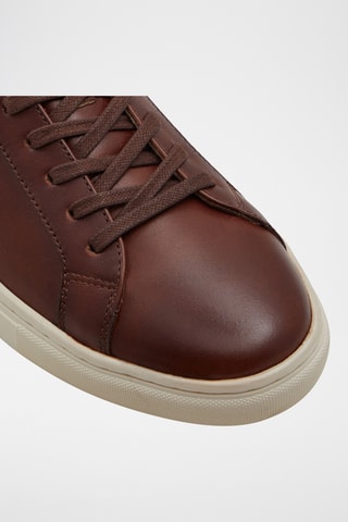 Leren Sneakers Classicspec - Bruin