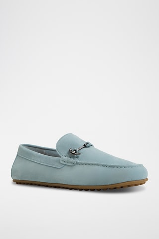 Mocassins en cuir Wilbart - Bleu clair