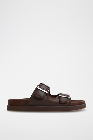 Leren Muiltjes Sunnyside - Bruin