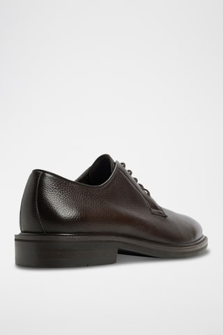 Derbys en cuir Croy - Marron foncé