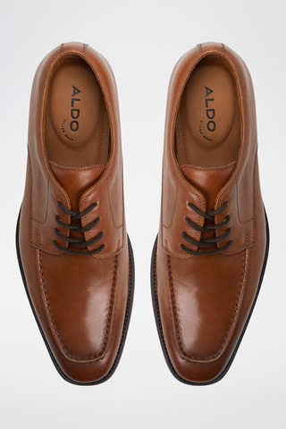 Derbys en cuir Montcourt - Marron
