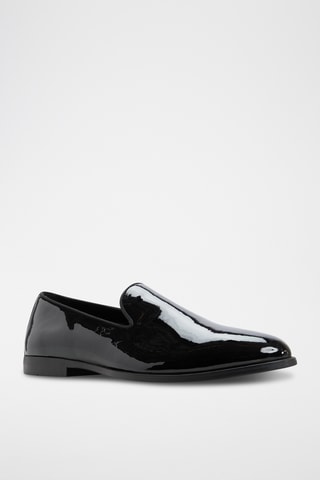 Slippers vernis Casino - Noir