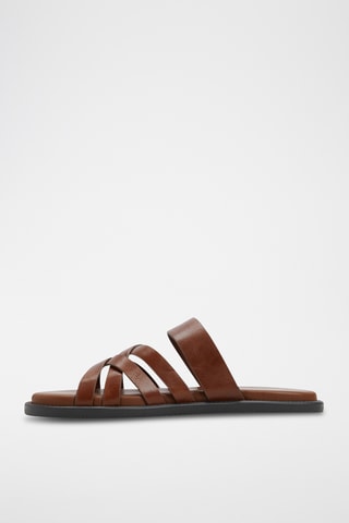 Leren Muiltjes Haniff - Bruin