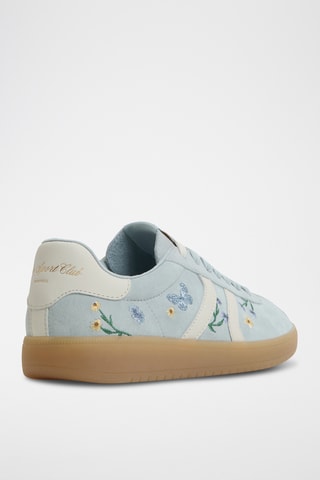 Leren Sneakers Chicsneaker - Lichtblauw