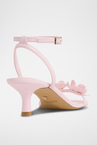 Leren Sandalen met Hak Daisyrose - Roze