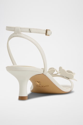 Leren Sandalen met Hak Daisyrose - Wit